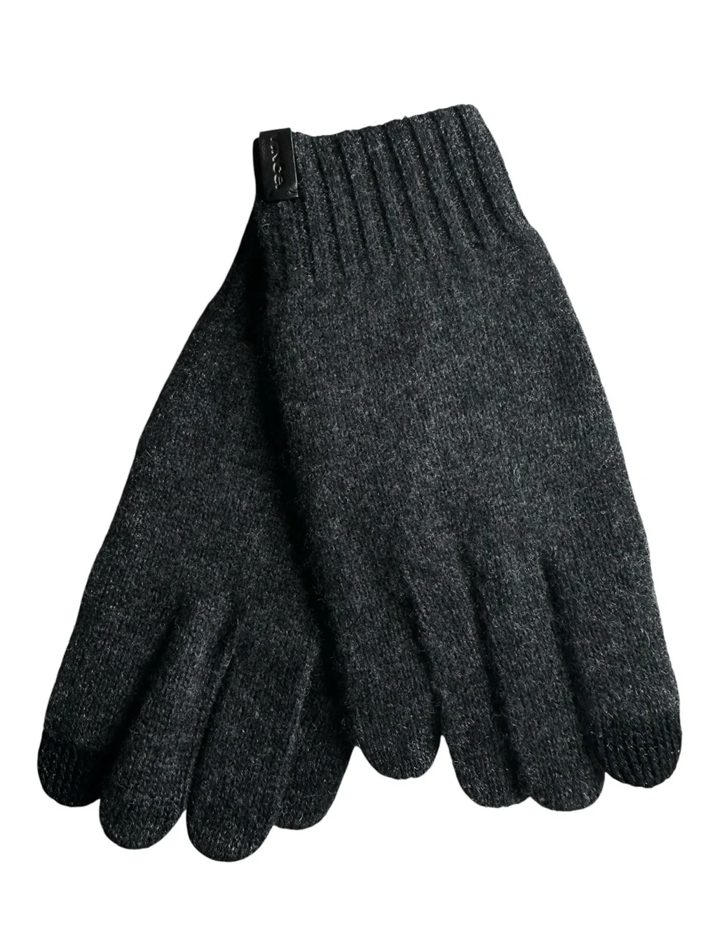 Vince Gift Set Merino Wool Cashmere Touch Tech Beanie Gloves Charcoal NWT Unisex